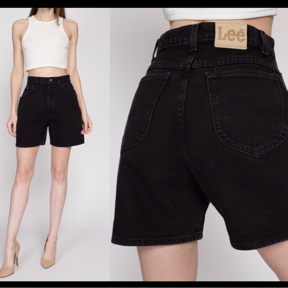 Lee Women's Black Denim Shorts